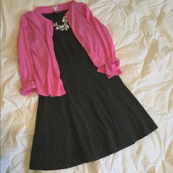 Merona Dresses & Skirts - Merona Polka Dot Fit and Flare Dress